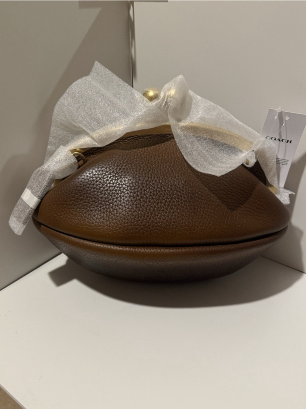 NEW Coach Football Kisslock Frame Bag CGP27 NWT IN HAND Ready to Ship - Picture 4 of 13